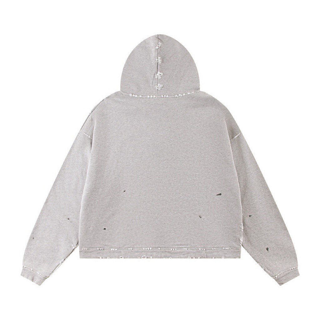 Vintage Grey Heavy Weight Hoodie