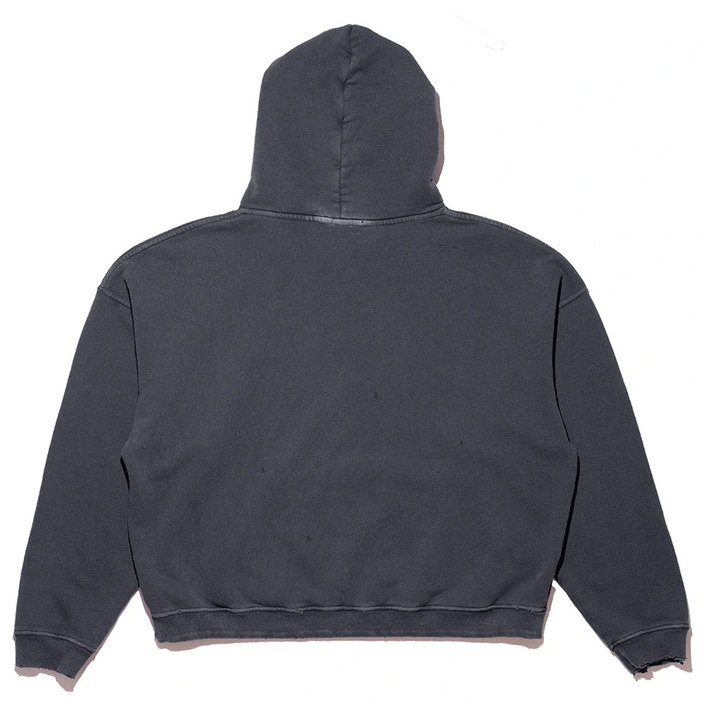 Vintage Black Grey Heavy Weight Hoodie