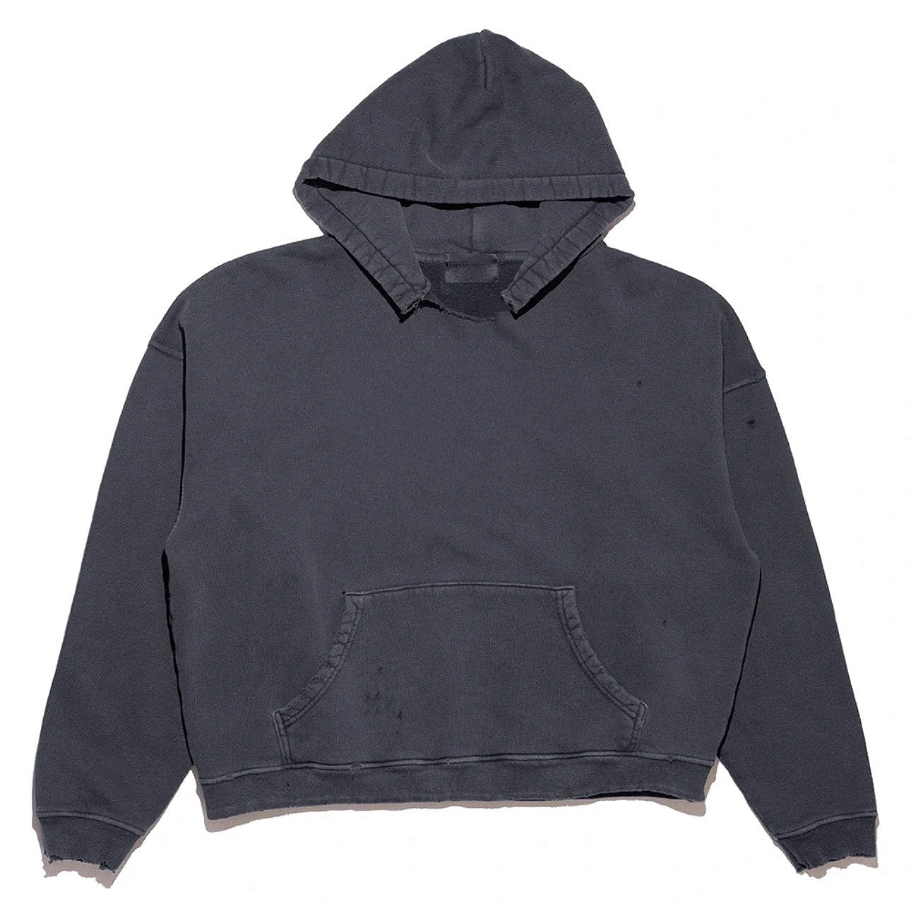 Vintage Black Grey Heavy Weight Hoodie