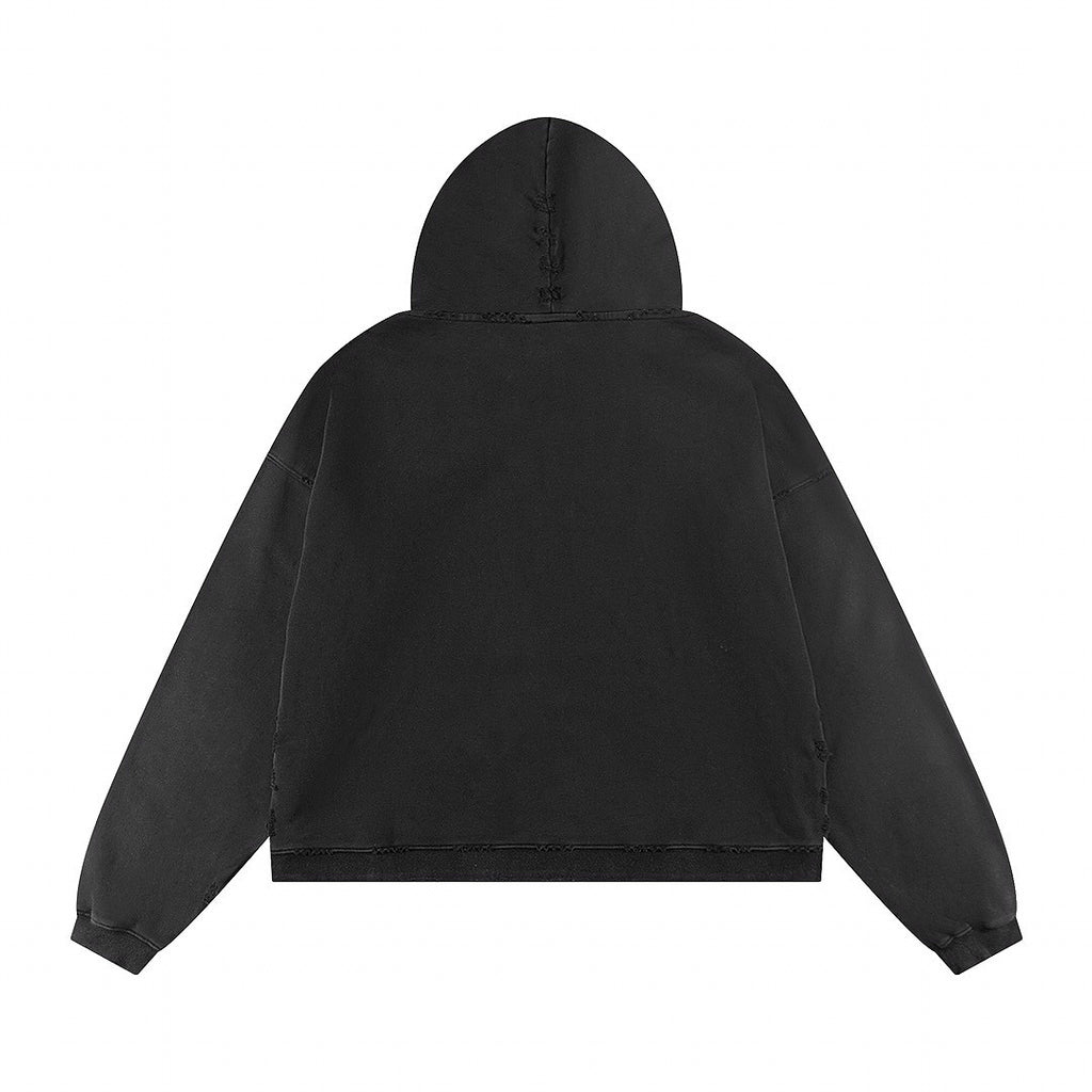 Washed Black Heavy Weight Hoodie